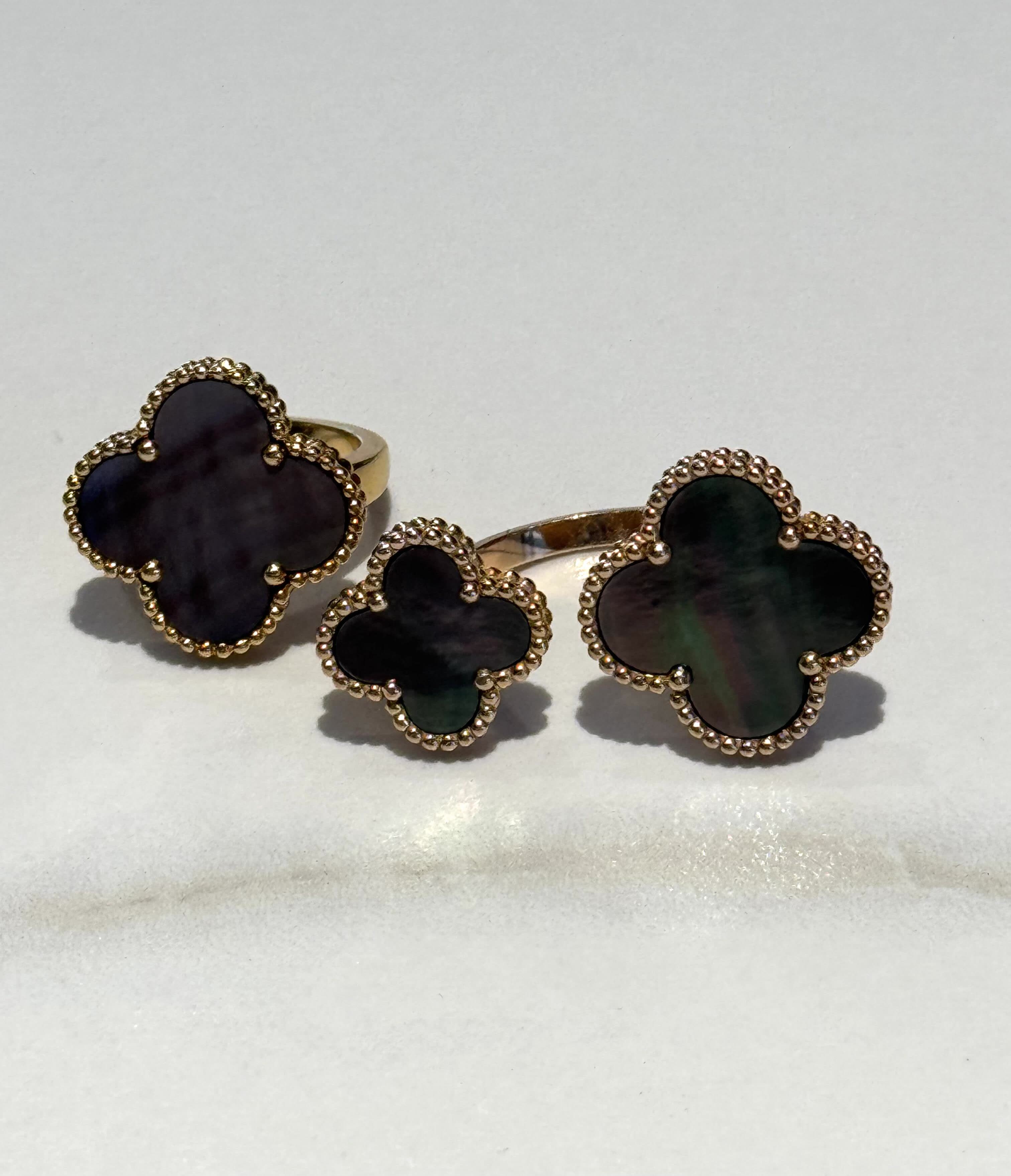 Van Cleef & Arpels Vintage Alhambra Ring and Bracelet Set